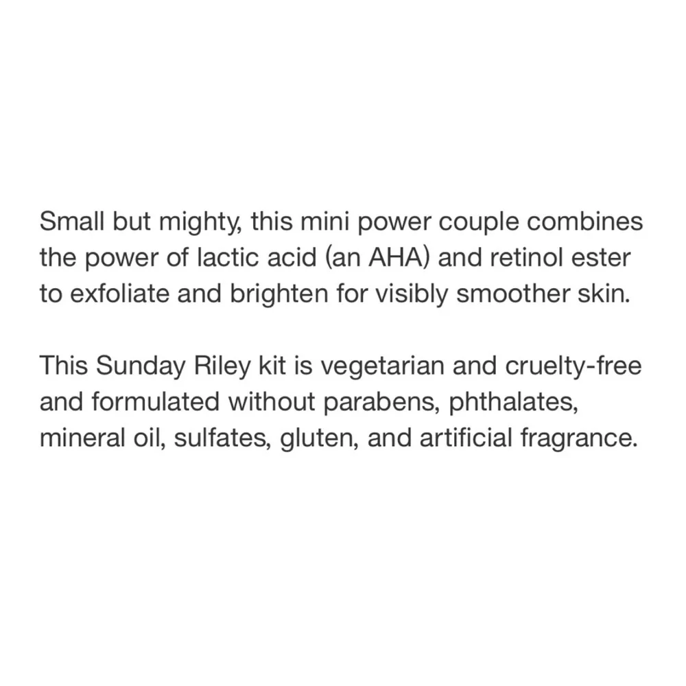 NEW Sunday Riley Power Couple Set - Picture 6 of 8